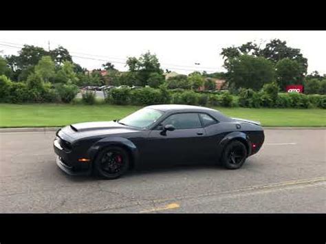 Dodge Demon Burnout - YouTube