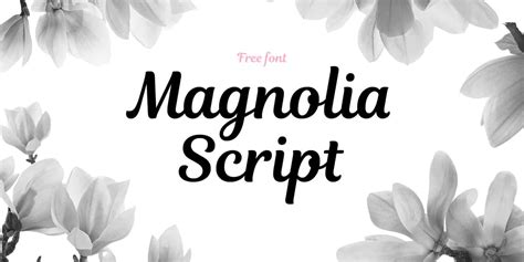 Magnolia Font Magnolia Script Font Svg Magnolia Font Svg Magnolia Font ...