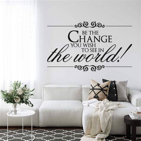 Wandtattoo Be the Change | wall-art.de