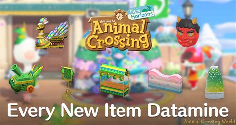 Every New Item Added In January's Animal Crossing: New Horizons Update ...