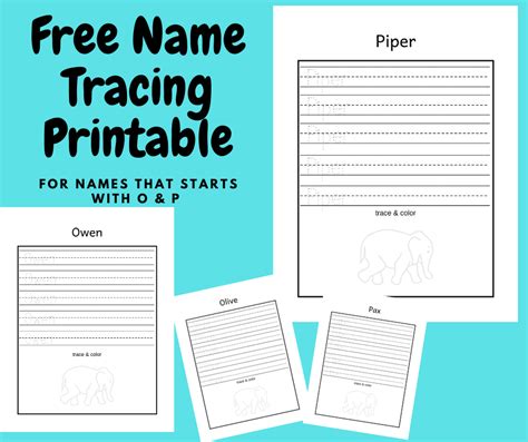 See if your child's name is included in our free name tracing printable activity for boy and ...