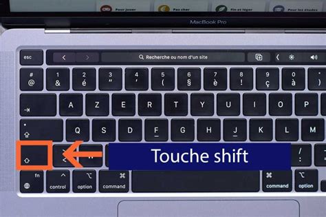 Où se trouve la touche shift sur la Mac - AnalogicTech