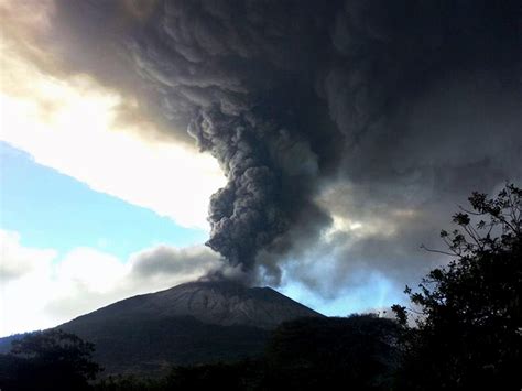 VIDEO: Volcano Erupts In El Salvador, Ash And Gas Soar : The Two-Way : NPR