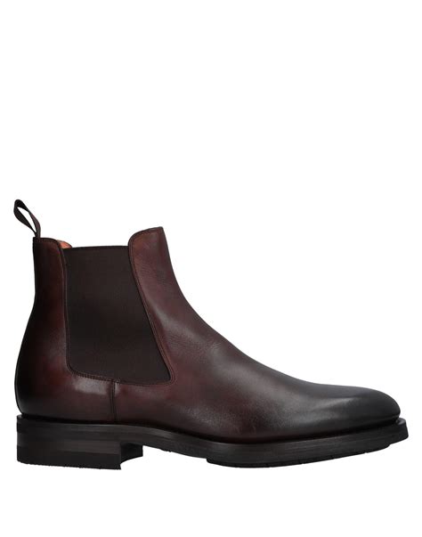 Santoni Boots In Brown | ModeSens