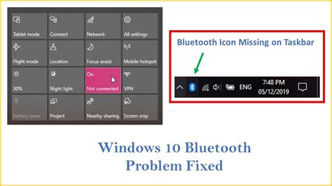 Bluetooth Icon Disappeared In Taskbar Bluetooth Disappeared Windows ...