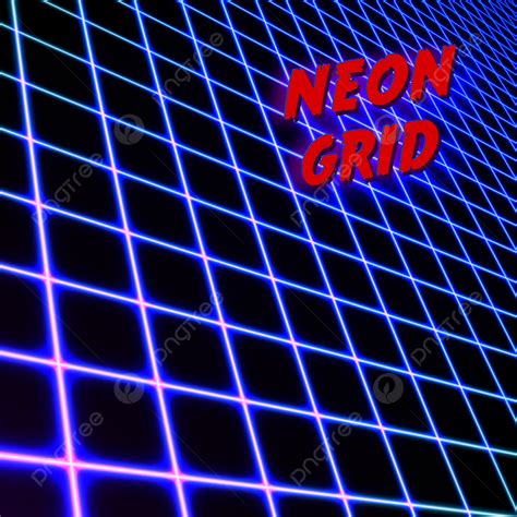 Bright Neon Grid Lines Background With 80s Style, Striped, Network, Retro Background Image And ...