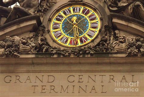 Grand Central Station's Iconic Clock Photograph by Marcus Dagan