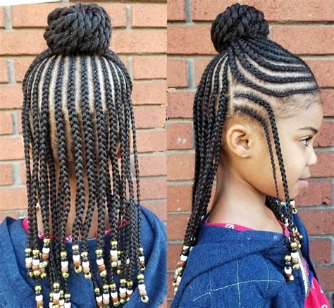 30 Sweet Cornrow Hairstyles That Little Girls Love – Child Insider