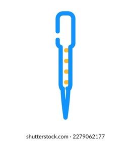 Pasteur Pipette Chemical Glassware Lab Color Stock Vector (Royalty Free ...