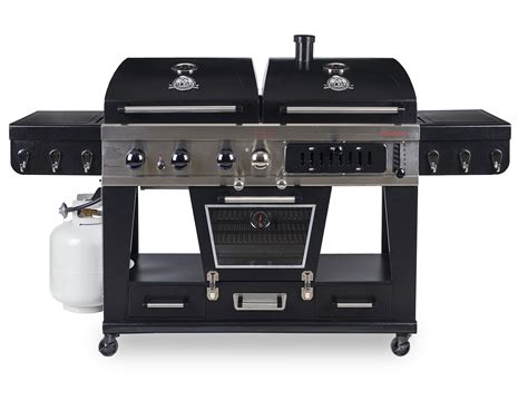 Pit Boss Memphis Ultimate Gas and Charcoal Combo Grill with Electric ...