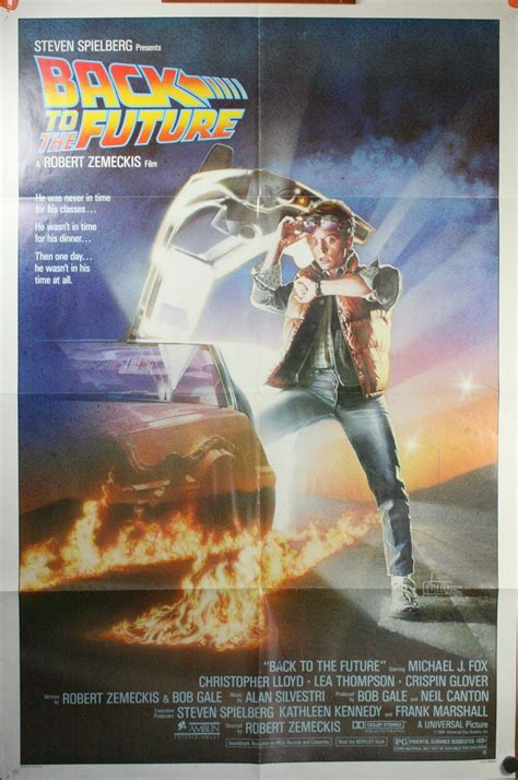 BACK TO THE FUTURE, a Stephen Spielberg Vintage Movie Poster ...