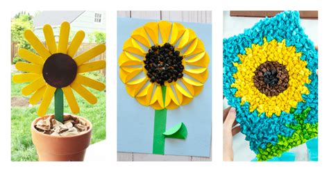 38 Beautiful Sunflower Crafts for Kids |Kids Activities Blog