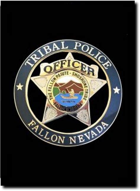 OFFICER Fallon Tribal Police - Authentic Police Badge - Lawman Badge Company