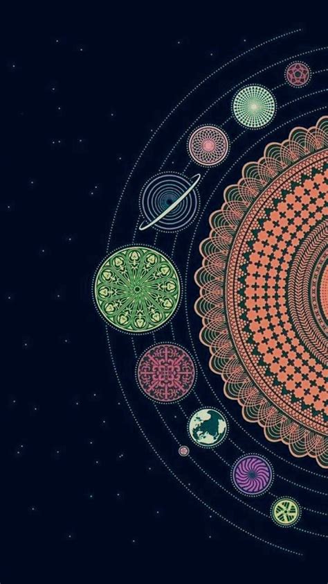 Download Spiritual Aesthetic Solar Mandala Wallpaper | Wallpapers.com