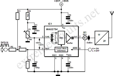 1.2GHz VCO With Linear Modulation Circuit Diagram