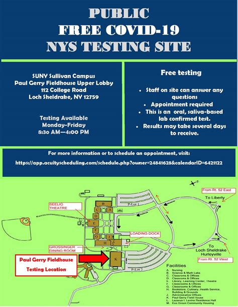 State and County Open COVID-19 Testing Site at SUNY Sullivan | Sullivan County NY