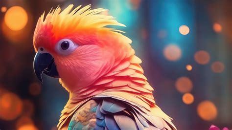 Vibrant Parrot HD Wallpaper - Exotic Bird Desktop Background