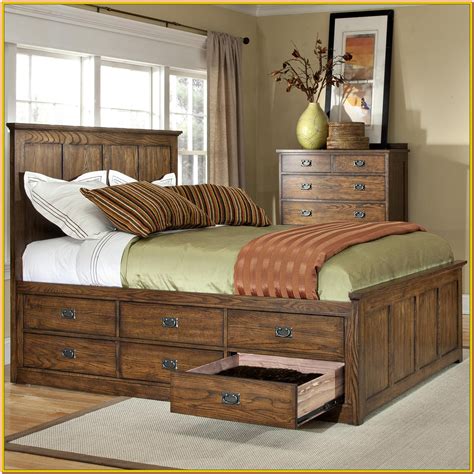 King Size Platform Bed With Storage Drawers - Bedroom : Home Decorating ...