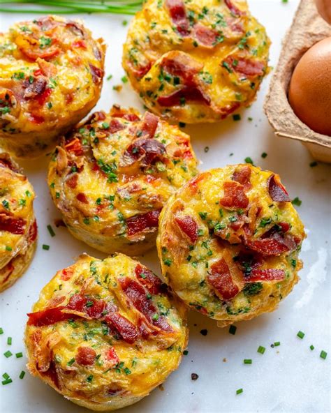 These Clean Eating Bacon Egg Muffins are the Bomb! | Clean Food Crush