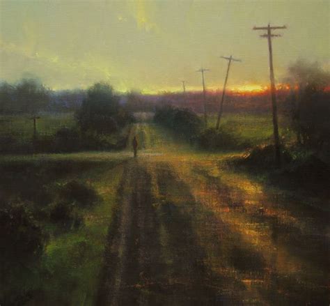 country crossroads | Road painting, Landscape paintings, Oil painting landscape