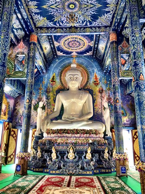 Wat Rong Suea Ten, the Blue Temple