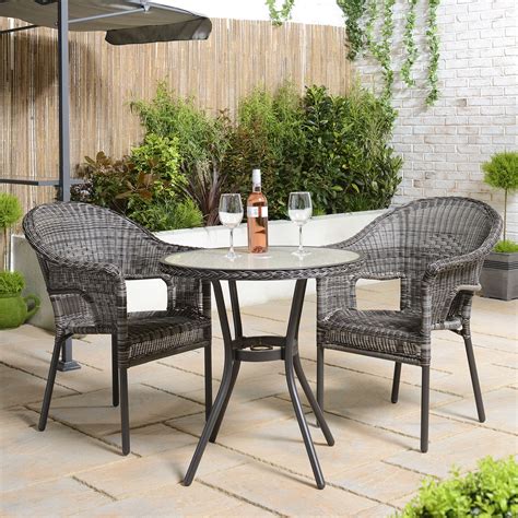 Padstow Wicker Chair | Bistro table outdoor, Bistro table, Outdoor bistro set