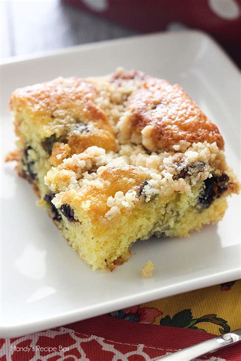 Lemon Blueberry Coffee Cake | Mandy's Recipe Box