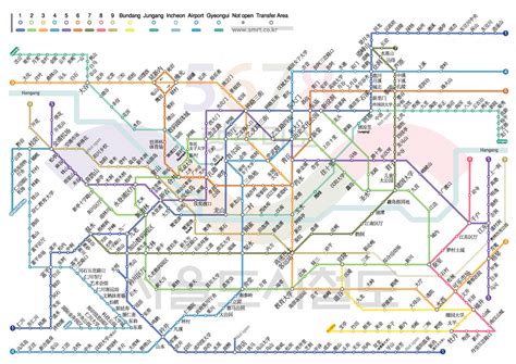 Seoul Subway map (Chinese, 正體字) | Seoul Subway map (Traditio… | Flickr