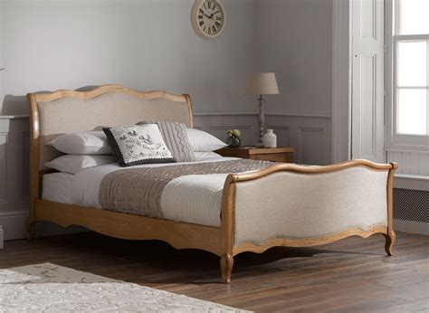 Regent Wooden and Fabric Upholstered Bed Frame | Upholstered beds, Wooden bed frames, Bed