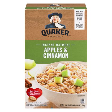 Quaker - Apple Cinnamon Instant Oatmeal Stong's Market