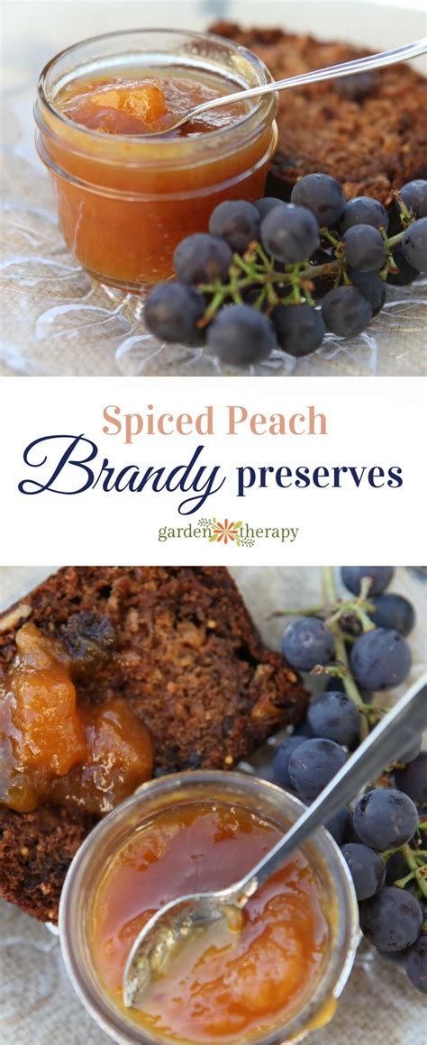 Warm Up to Fall with this Spiced Peach Brandy Preserves Recipe - Garden Therapy