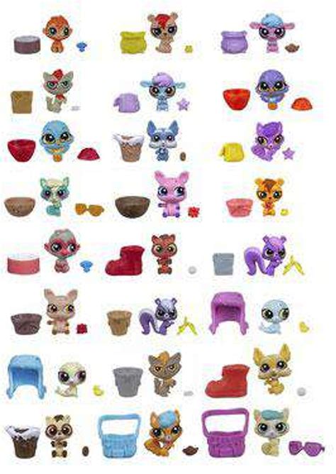 Littlest Pet Shop 2014 Series 2 Littlest Pets Collection Wave 2 Mystery Box 24 Packs Hasbro Toys ...