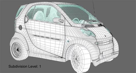 3D Smart Fortwo Model - TurboSquid 1149430