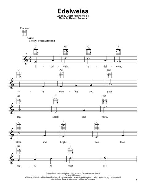 Edelweiss | Sheet Music Direct