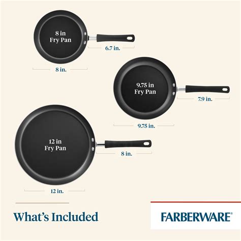 Farberware 3 Piece Set Easy Clean Aluminum Nonstick Frying Pans/Fry Pans/Skillet, Aqua - Walmart.com