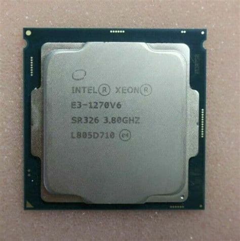 Intel Xeon Quad-Core E3-1270V6 8MB 3 80GHz Server Processor CPU SR326 ...