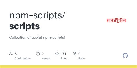 GitHub - npm-scripts/scripts: Collection of useful npm-scripts!