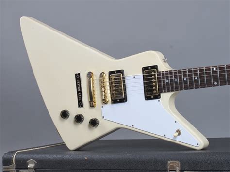 Gibson Explorer 1976 White Guitar For Sale GuitarPoint