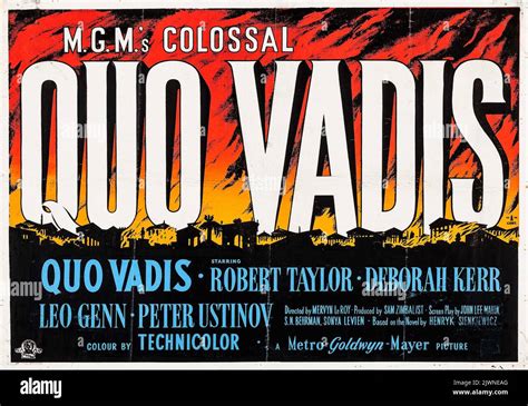 Quo vadis filmposter hi-res stock photography and images - Alamy