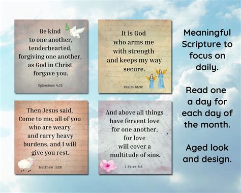 Bible Verse Cards, Prayer Cards, Scripture Cards, Bible Journaling ...