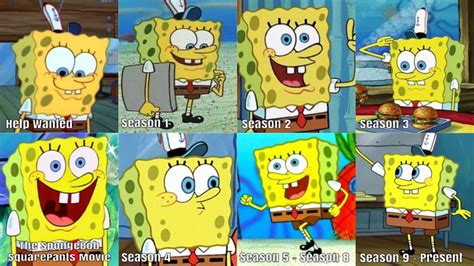 The changes of spongebob characters over the years part 1 | SpongeBob SquarePants Amino