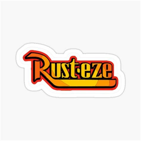 "Rust Eze Sticker" Sticker for Sale by ZYADKANICi | Redbubble