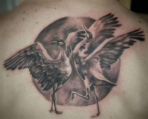 19 stunning crane tattoos and their meanings » Nexttattoos