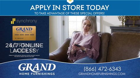 Financing at Grand Home Furnishings - YouTube