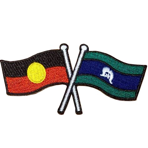 Aboriginal & Torres Strait Island Flags Patch - Planet Corroboree