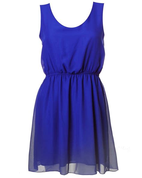 Blue Bow Back Skater Dress #partydress #sleeveless #summer | Blue dress short, Bow back dresses ...