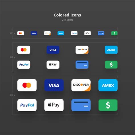 Credit Card Payment Icons (Freebie) :: Behance