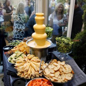 Services and Pricing | Cheese fountain, Reception food, Food