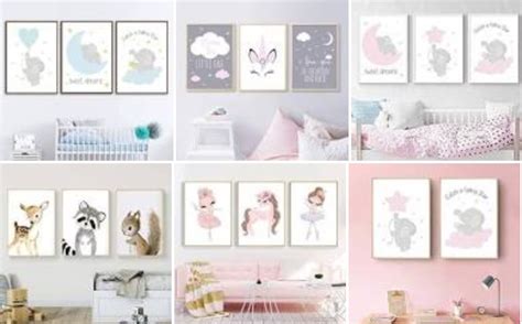 Diseños de cuadros para la habitación del bebe | Con Estilo Vintage