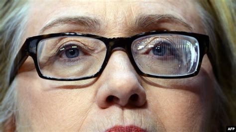 Clinton's Glasses Stir Curiosity